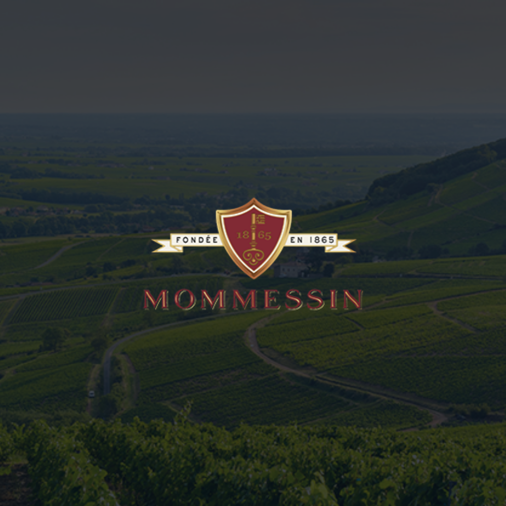 Logo for Mommessin, historisk fransk négociant-hus fra Bourgogne grundlagt i 1865