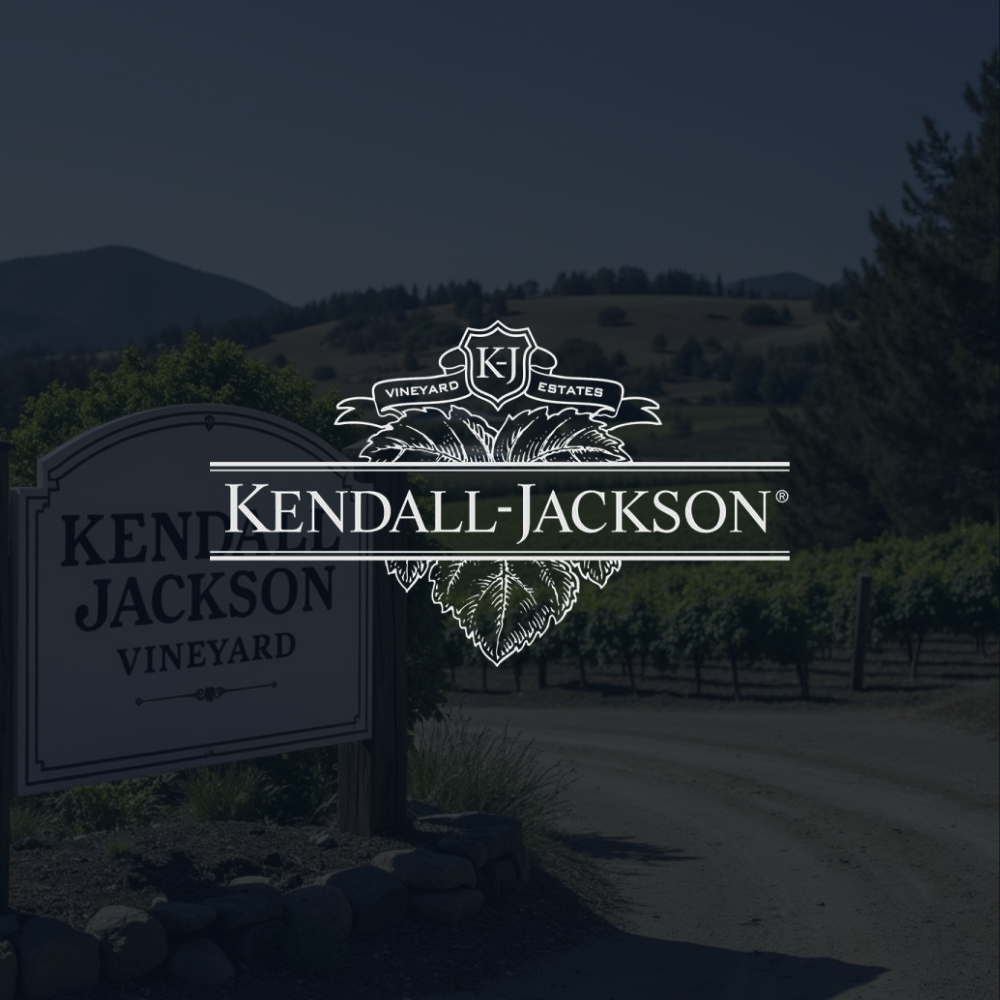 Logo for Kendall-Jackson, californisk vinhus grundlagt i 1982 af Jess Jackson