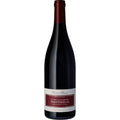 Wine bottle with a visible label on a white background