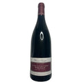 A bottle of Vincent Prunier red wine on a white background.