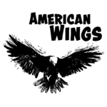 Logo for American Wings, californisk vinproducent