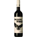 American Wings Zinfandel wine bottle on a white background