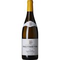 André Montessuy Pouilly-Fuissé 1er Cru AOC 2021 wine bottle on a white background