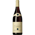 Wine bottle of Bourgogne Pinot Noir by Andre Montessuy on a white background