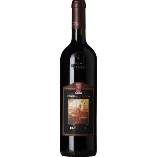 Castello Banfi Brunello di Montalcino DOCG 2019 wine bottle on a white background