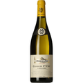 Chablis Premier Cru Vaillons wine bottle on a white background