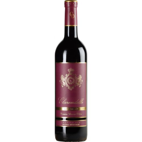 Clarendelle Saint-Émilion 2022 wine bottle on a white background