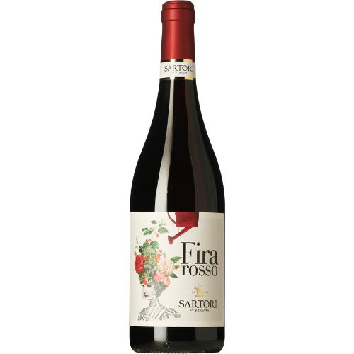 Fira Rosso Veronese IGT wine bottle on a white background