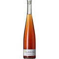 Orange Etalon wine bottle on a white background