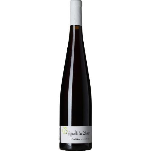 Pinot Noir Lune Noir wine bottle on a white background
