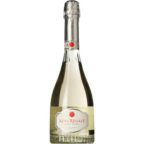 Rosa Regale Asti DOCG wine bottle on a white background