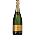 Bottle of Jean Pernet champagne on a white background