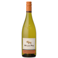 en flaske Wild Pig Chardonnay på en hvid baggrund